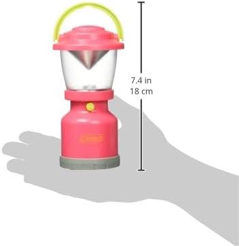 Coleman Kids Adventure Mini LED Lantern, Handheld Children's Lantern with Lifetime LED Bulbs, 16 Hrs Run Time, Water-Resistant Design (Colors May Vary)