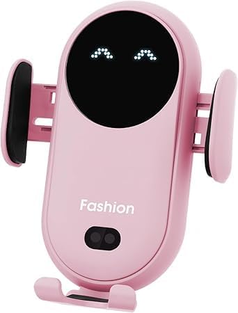 Wireless Car Charger Mount,MAX 15W Qi Fast Charger, Wireless Car Charger Air Vent, Automatic Clamping Phone Holder for iPhone 13/12/11//XS/XR/8, Samsung S22/S21/S20/Note 20, etc (Blue)