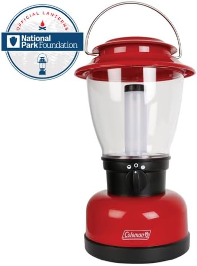Coleman Personal LED Lantern with 4D Battery, Water and Impact-Resistant Lantern with Carry Handle Shines up to 700 Lumens, Lifetime LED Lights Never Need Replacing
