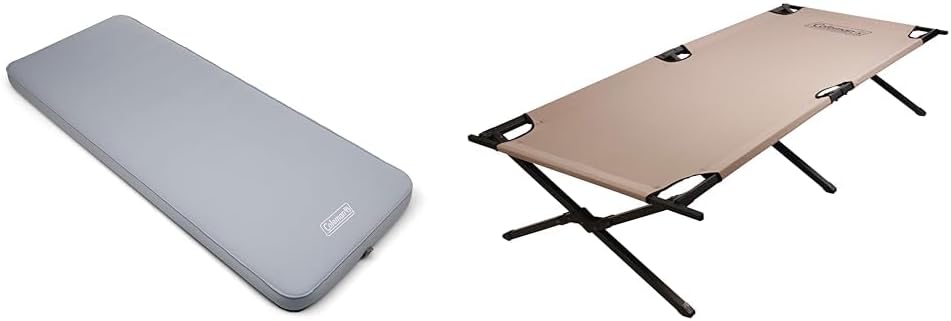 Coleman Cloudland Self-Inflating Sleeping Pad, Extra Thick Design and Insulating Foam for Comfort and Warmth, Easy Inflation Lightweight Camping Pad with Stretch Exterior and Durable Coating