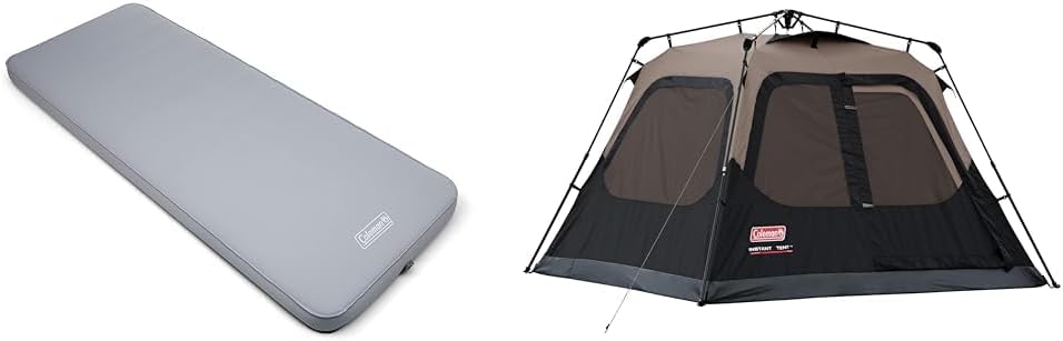 Coleman Cloudland Self-Inflating Sleeping Pad, Extra Thick Design and Insulating Foam for Comfort and Warmth, Easy Inflation Lightweight Camping Pad with Stretch Exterior and Durable Coating