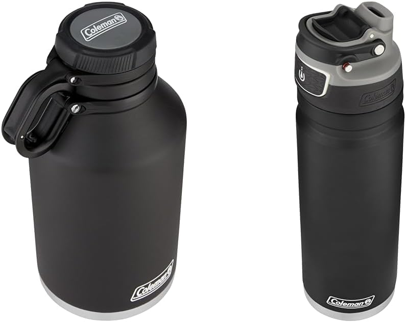 Coleman 64oz. Stainless Steel Insulated Growler, Black