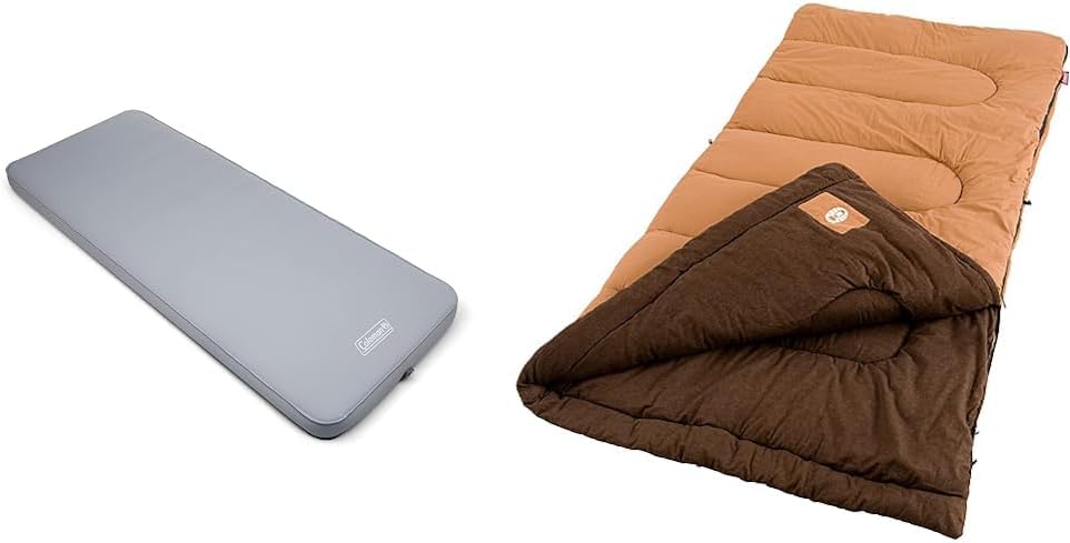 Coleman Cloudland Self-Inflating Sleeping Pad, Extra Thick Design and Insulating Foam for Comfort and Warmth, Easy Inflation Lightweight Camping Pad with Stretch Exterior and Durable Coating