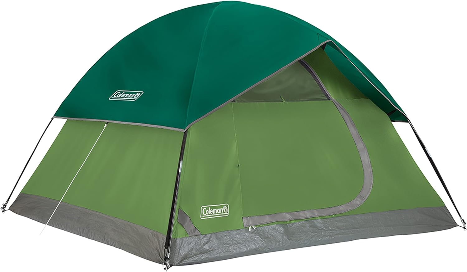 Coleman Sundome Camping Tent, 2/3/4/6 Person Dome Tent with Snag-Free Poles for Easy Setup in Under 10 Mins, Included Rainfly Blocks Wind & Rain, Tent for Camping, Festivals, Backyard, Sleepovers