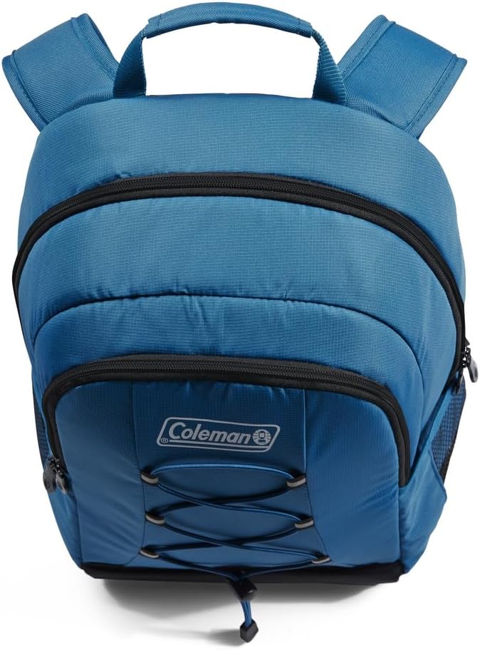 Coleman Chiller Backpack Cooler, Leak-Proof 28 Can Backpack Cooler with Ice Retention, Made with Recycled Materials