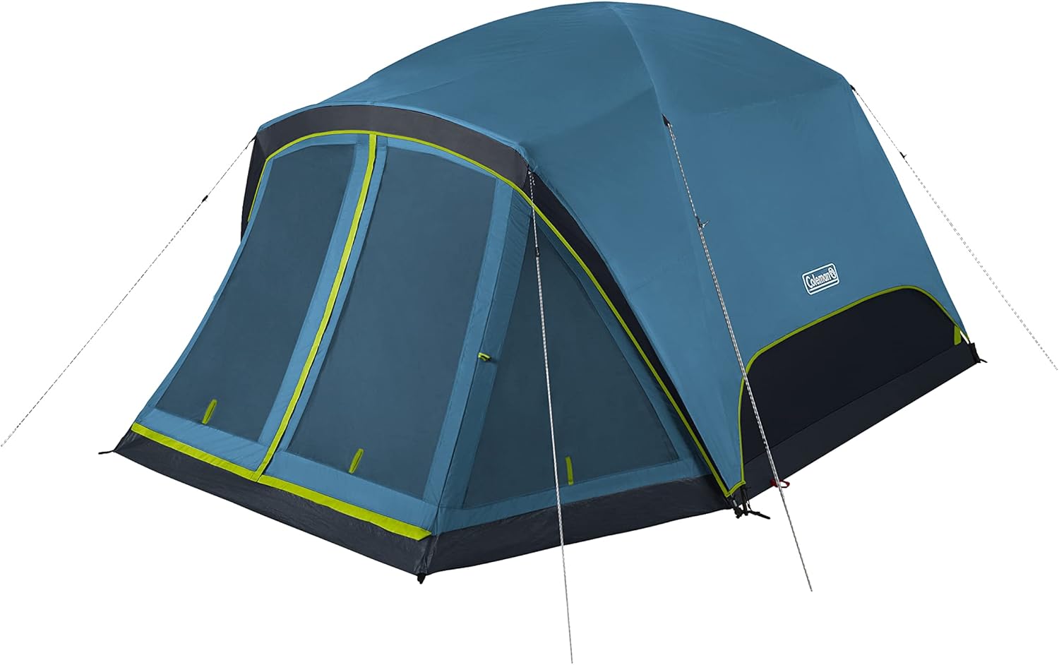 Coleman Skydome Camping Tent with Dark Room Technology and Screened Porch