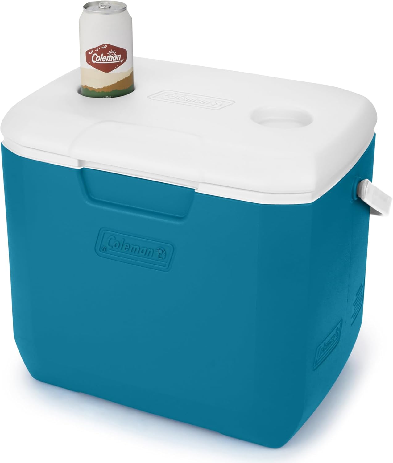 Coleman Chiller Series 30qt Insulated Portable Cooler, Hard Cooler with Ice Retention & Heavy-Duty Handle, Great for Beach, Picnic, Camping, Tailgating, Groceries, Boating & More
