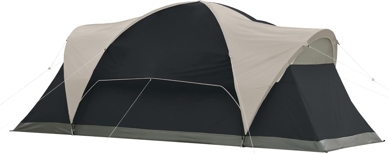 Coleman Montana Camping Tent, 6/8 Person Family Tent with Included Rainfly, Carry Bag, and Spacious Interior, Fits Multiple Queen Airbeds and Sets Up in 15 Minutes