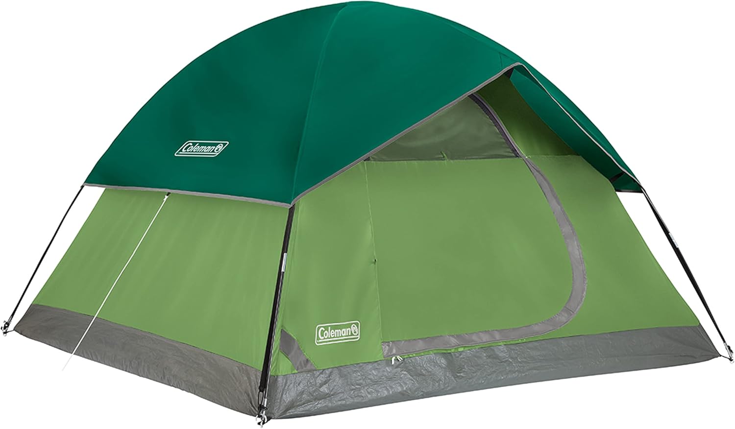 Coleman Sundome Camping Tent, 2/3/4/6 Person Dome Tent with Snag-Free Poles for Easy Setup in Under 10 Mins, Included Rainfly Blocks Wind & Rain, Tent for Camping, Festivals, Backyard, Sleepovers