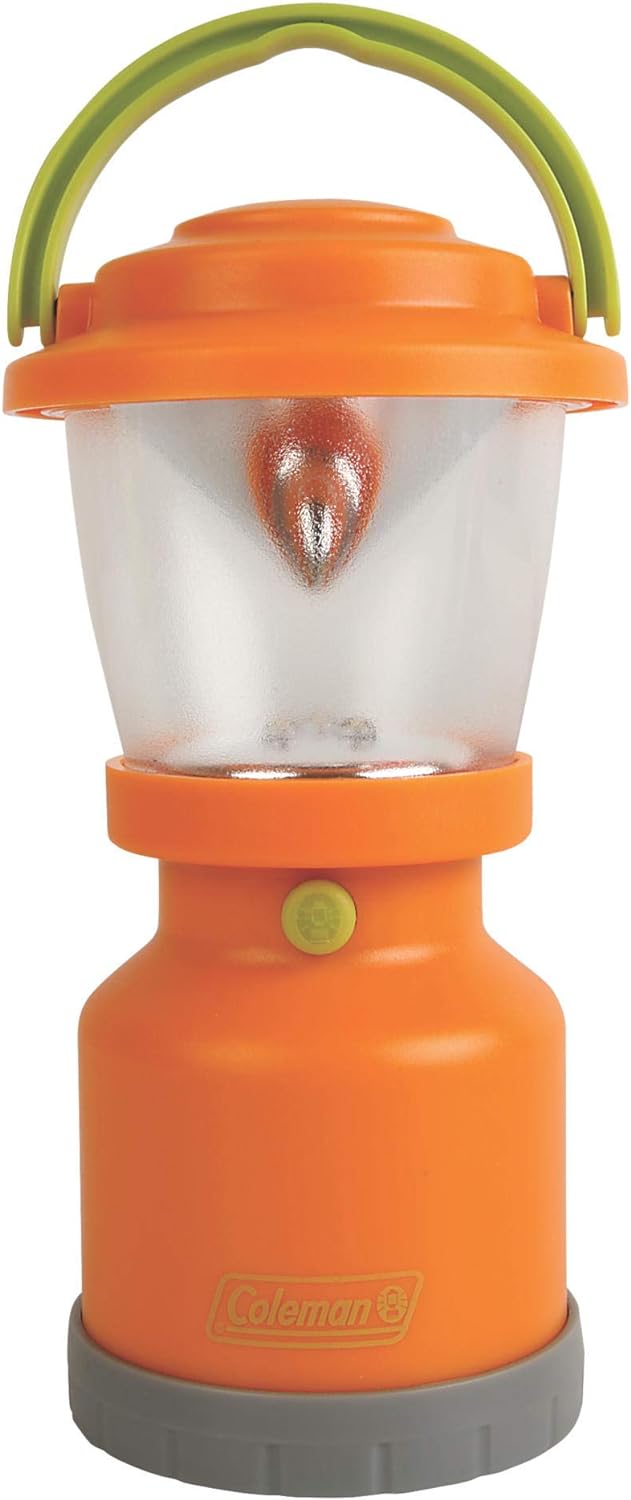 Coleman Kids Adventure Mini LED Lantern, Handheld Children's Lantern with Lifetime LED Bulbs, 16 Hrs Run Time, Water-Resistant Design (Colors May Vary)