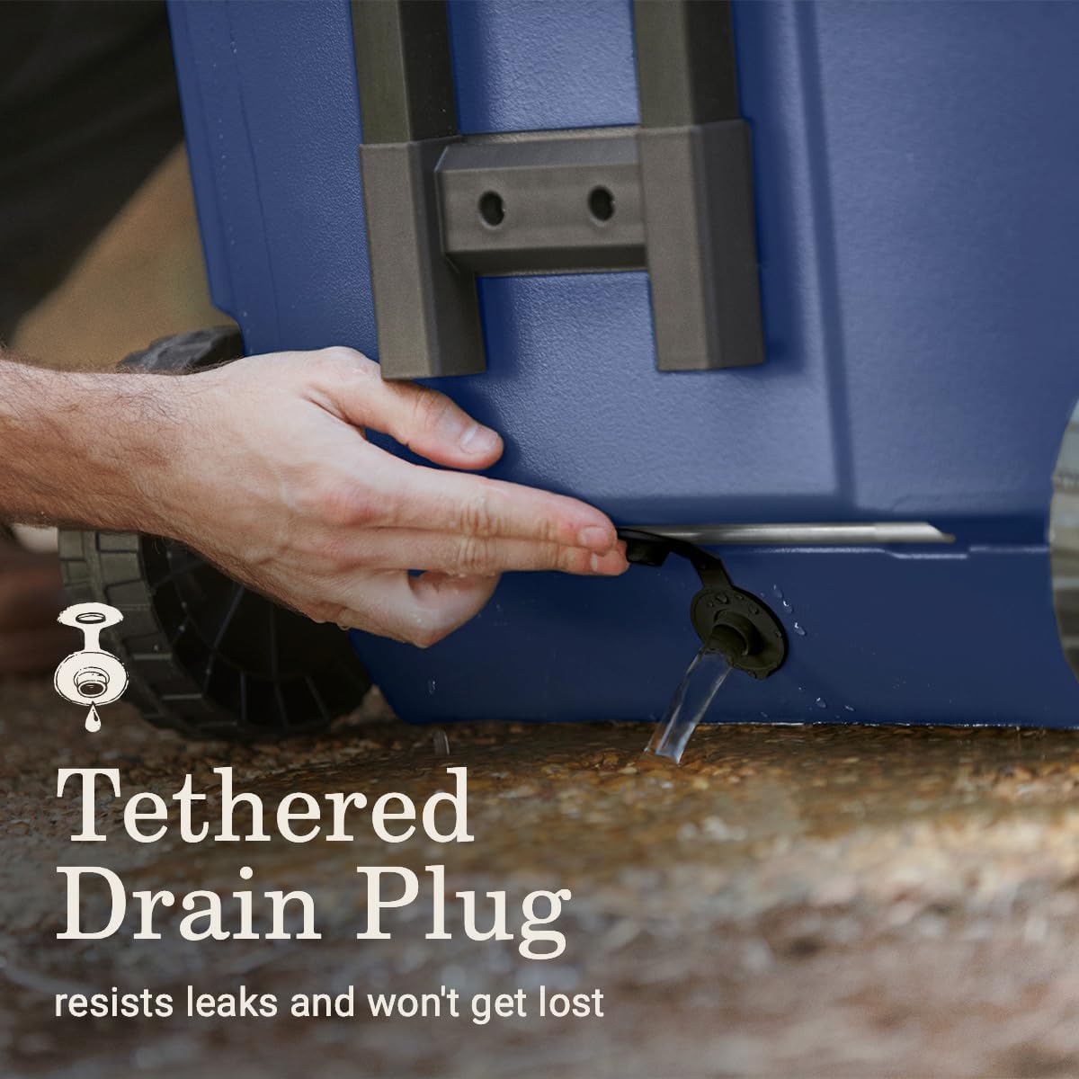 Coleman 316 Series Insulated Portable Cooler with Heavy Duty Wheels, Leak-Proof Wheeled Cooler with 100+ Can Capacity, Keeps Ice for up to 5 Days, Great for Beach, Camping, Tailgating, Sports, & More