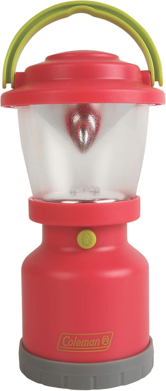 Coleman Kids Adventure Mini LED Lantern, Handheld Children's Lantern with Lifetime LED Bulbs, 16 Hrs Run Time, Water-Resistant Design (Colors May Vary)