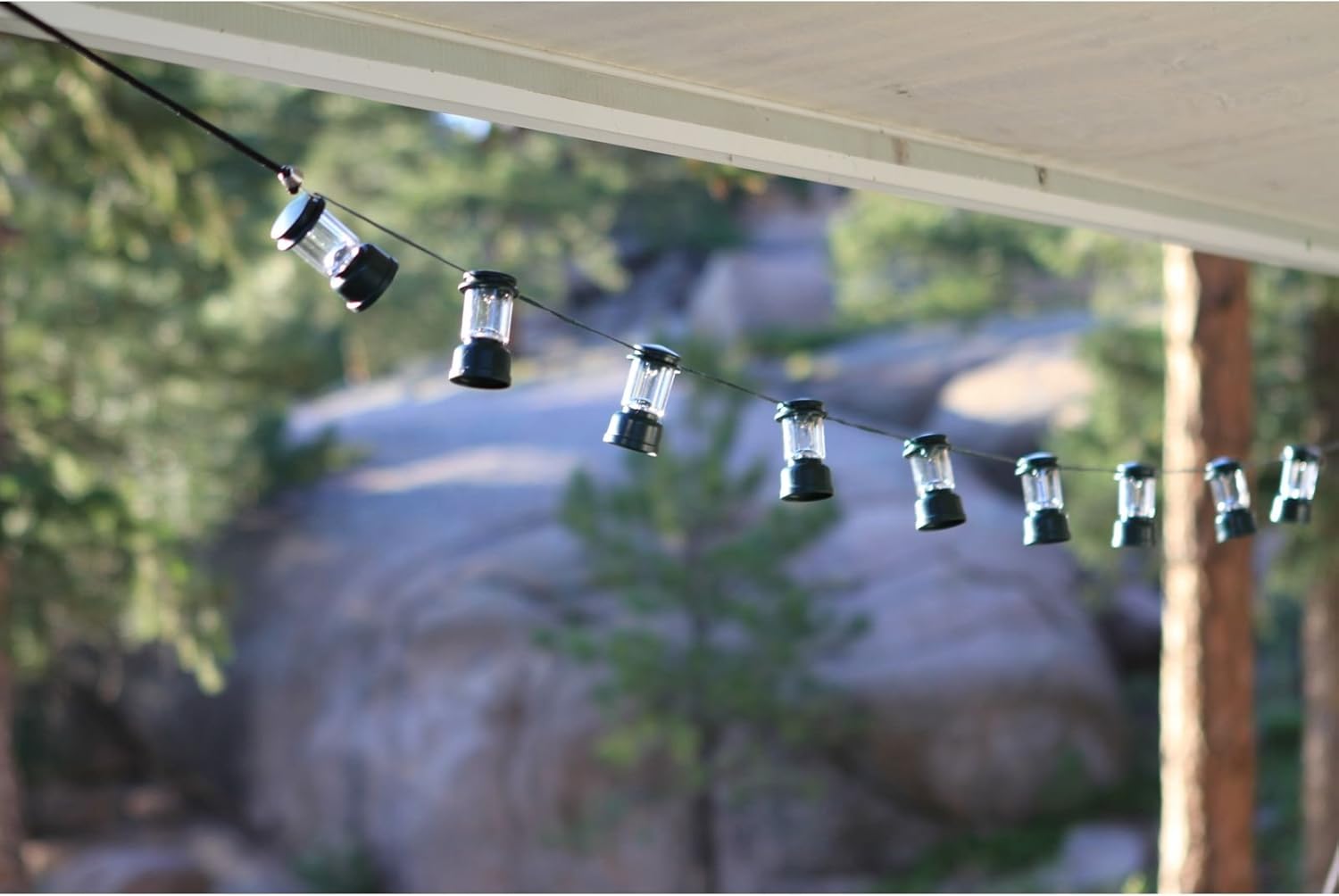 Coleman LED String Lights, String of 10 LED Lanterns Stretches 6 Feet, Up to 20 Hours Runtime