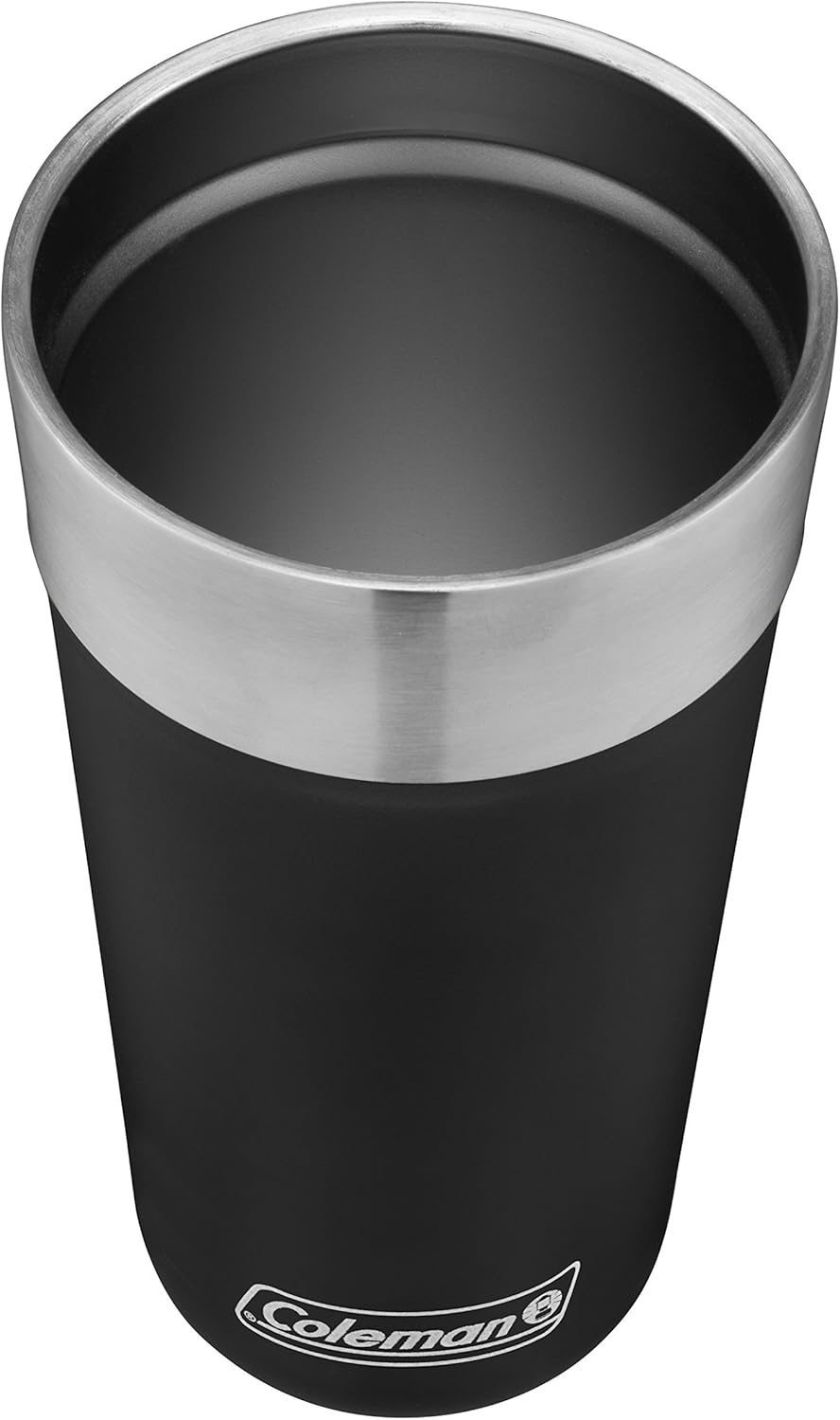 Coleman Brew Vacuum-Insulated Stainless Steel Tumbler, 20oz Water Bottle/Coffee Mug with Slidable Spout Cover & Integrated Bottle Opener