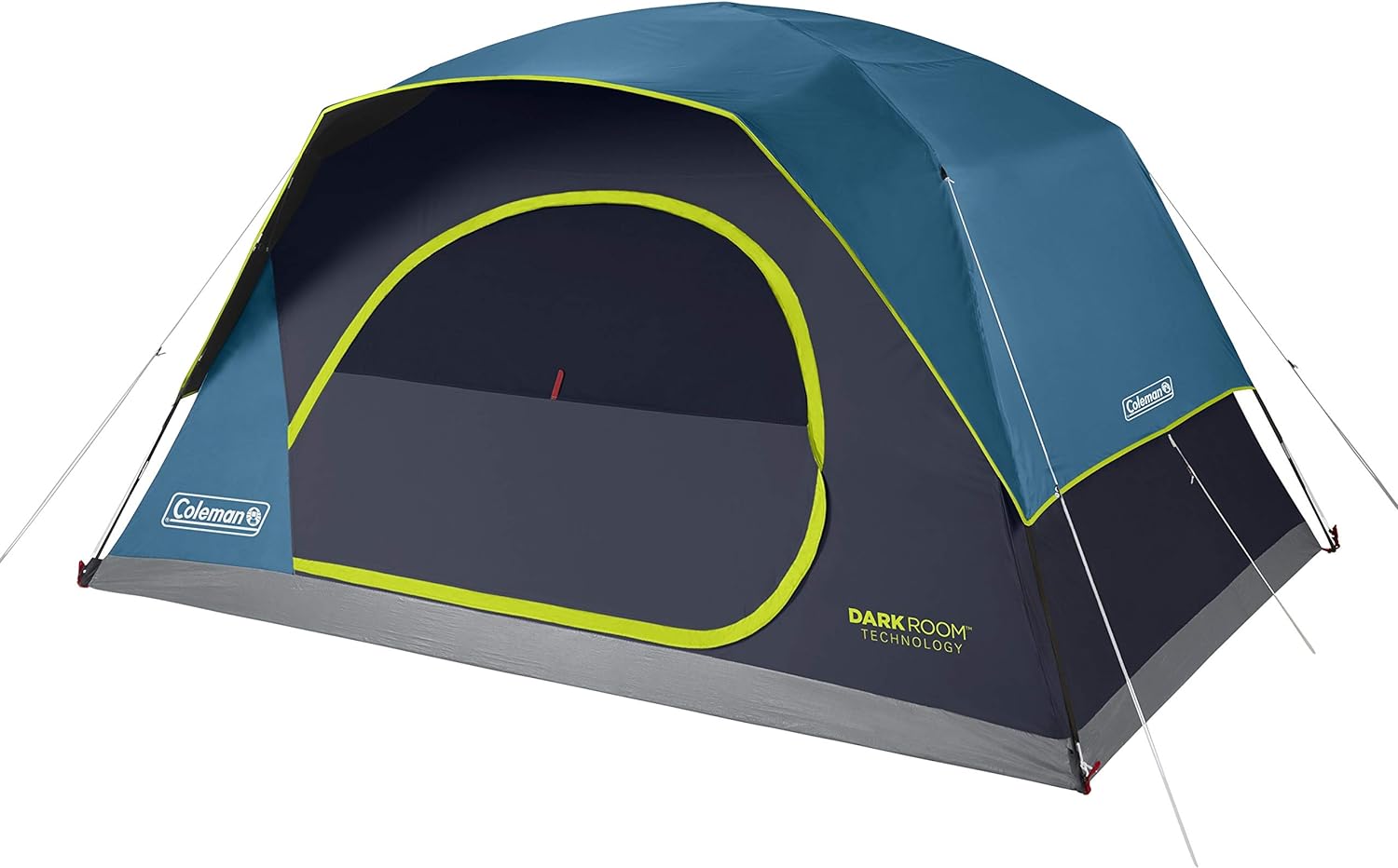 Coleman Skydome Camping Tent with Dark Room Technology, 4/6/8/10 Person Family Tent Sets Up in 5 Minutes and Blocks 90% of Sunlight, Weatherproof Tent with Extra Storage and Ventilation