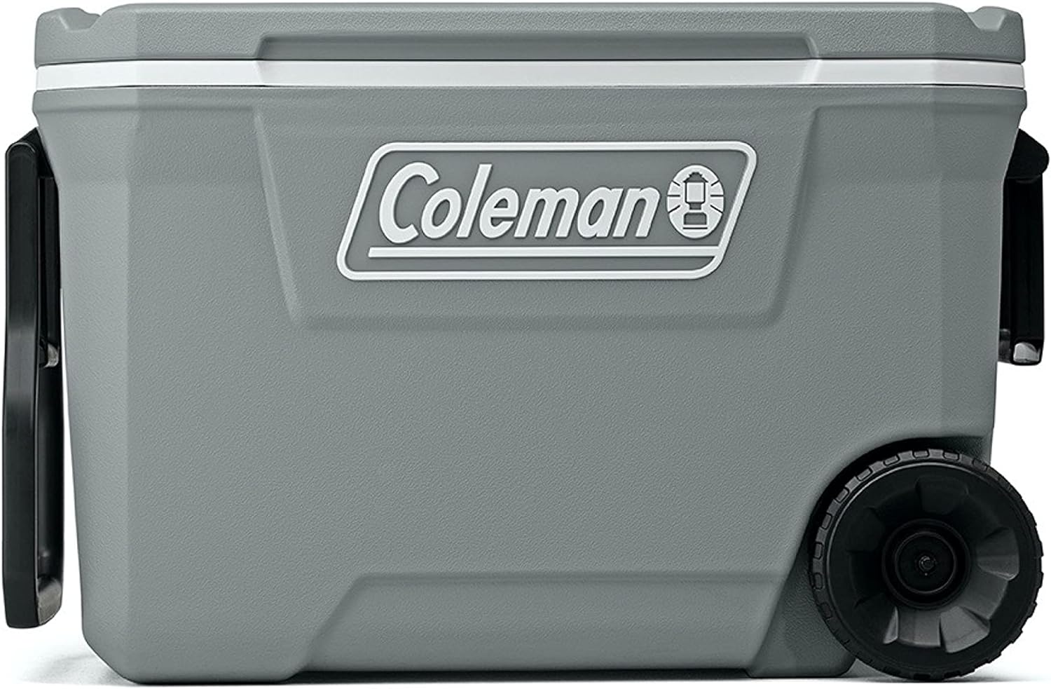 Coleman 316 Series Insulated Portable Cooler with Heavy Duty Wheels, Leak-Proof Wheeled Cooler with 100+ Can Capacity, Keeps Ice for up to 5 Days, Great for Beach, Camping, Tailgating, Sports, & More