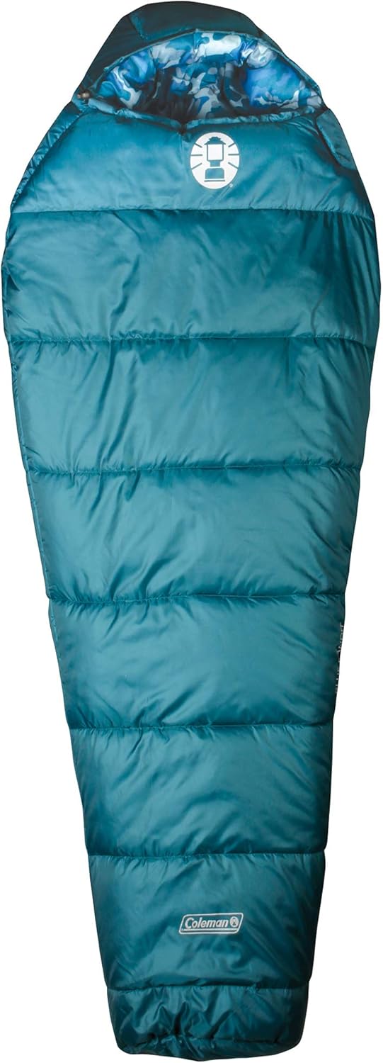 Coleman Kids Sleeping Bag | 30°F Mummy Sleeping Bag for Kids | Cold Weather Sleeping Bag
