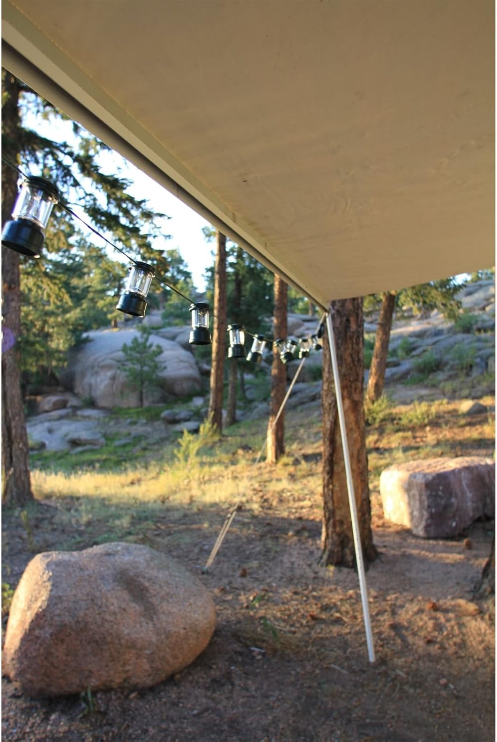 Coleman LED String Lights, String of 10 LED Lanterns Stretches 6 Feet, Up to 20 Hours Runtime