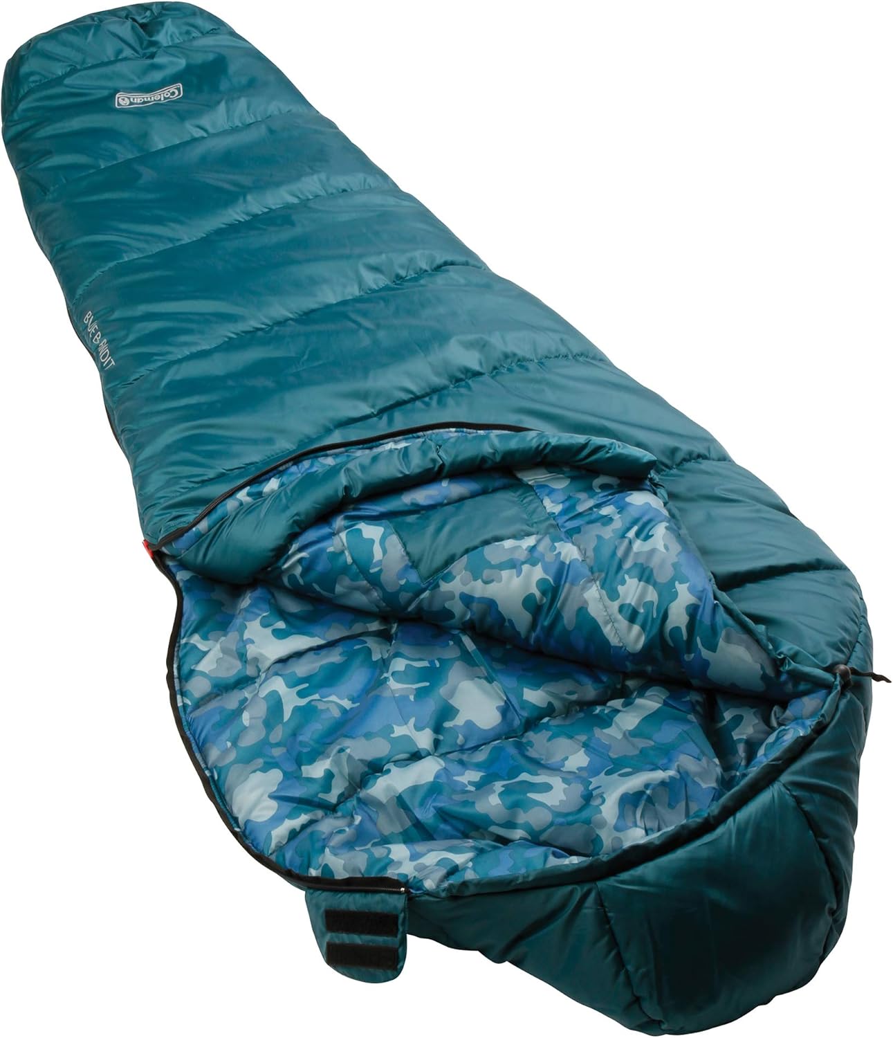 Coleman Kids Sleeping Bag | 30°F Mummy Sleeping Bag for Kids | Cold Weather Sleeping Bag
