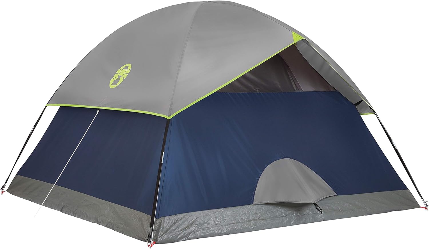 Coleman Sundome Camping Tent, 2/3/4/6 Person Dome Tent with Snag-Free Poles for Easy Setup in Under 10 Mins, Included Rainfly Blocks Wind & Rain, Tent for Camping, Festivals, Backyard, Sleepovers