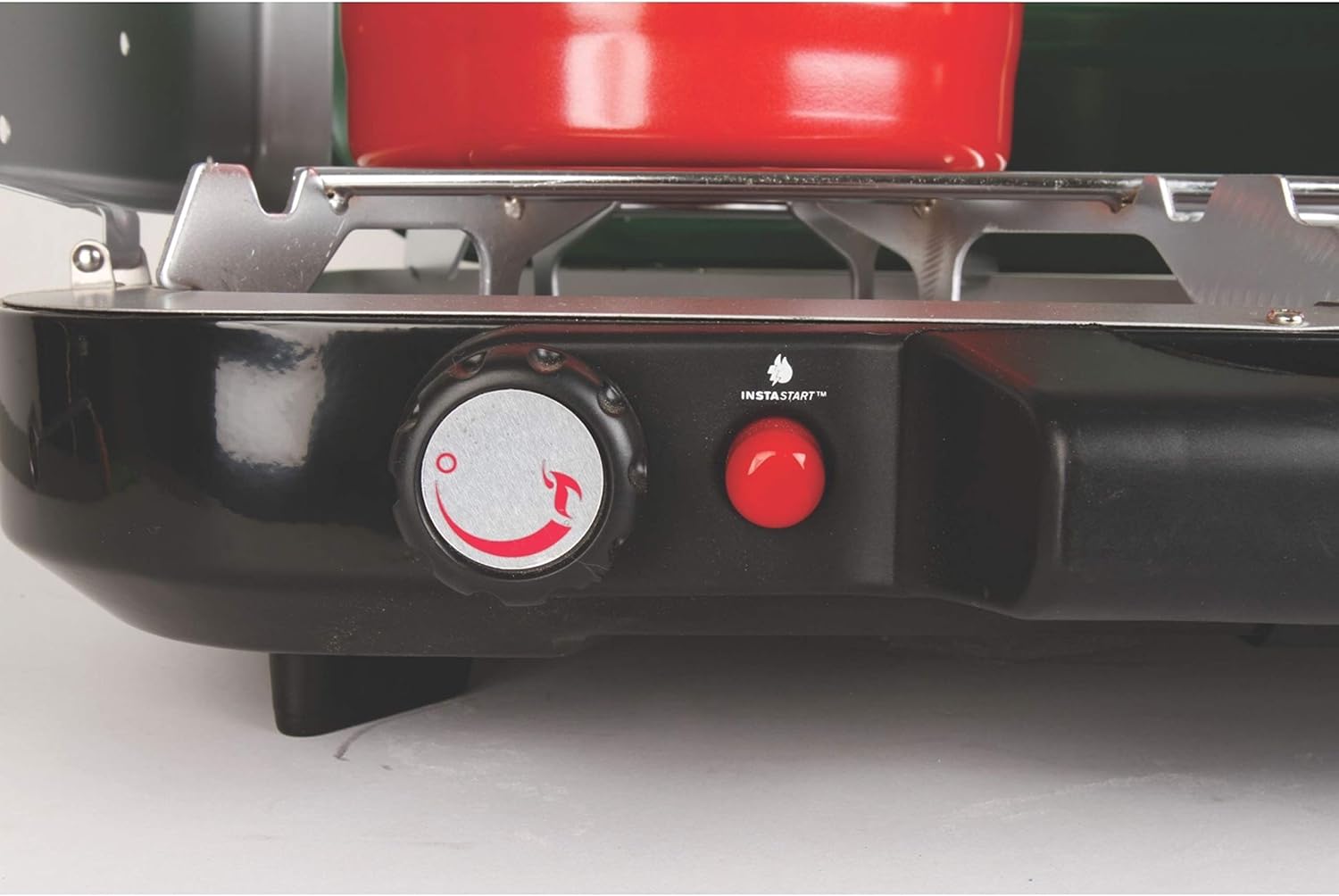 Coleman Classic 3-Burner Propane Camping Stove, Portable Camp Stove with 3 Adjustable Burners & Push-Button Instant Ignition, 28,000 BTUs for Camping, Tailgating, Grilling, BBQs, & More