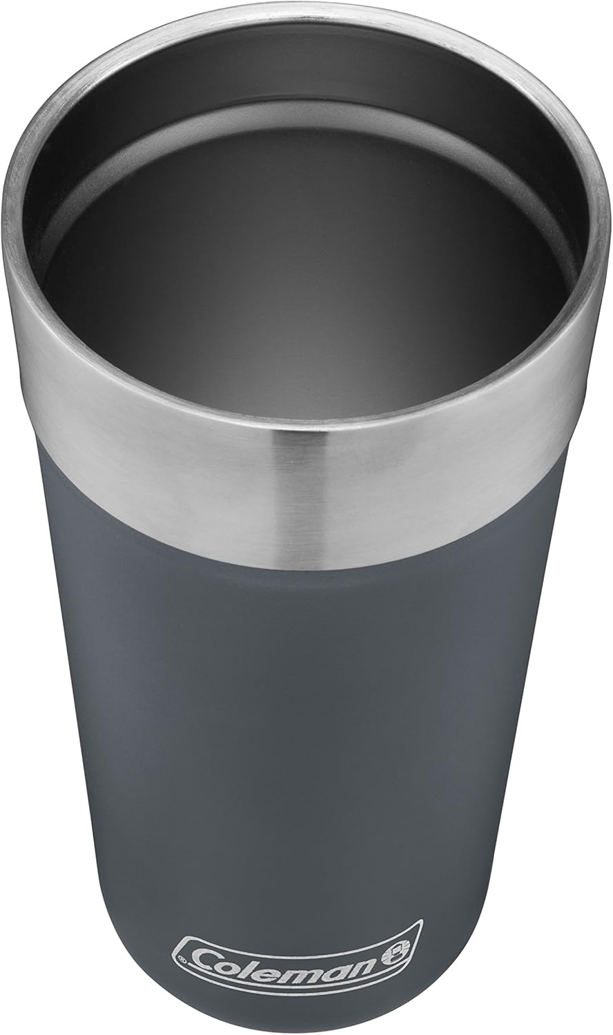 Coleman Brew Vacuum-Insulated Stainless Steel Tumbler, 20oz Water Bottle/Coffee Mug with Slidable Spout Cover & Integrated Bottle Opener