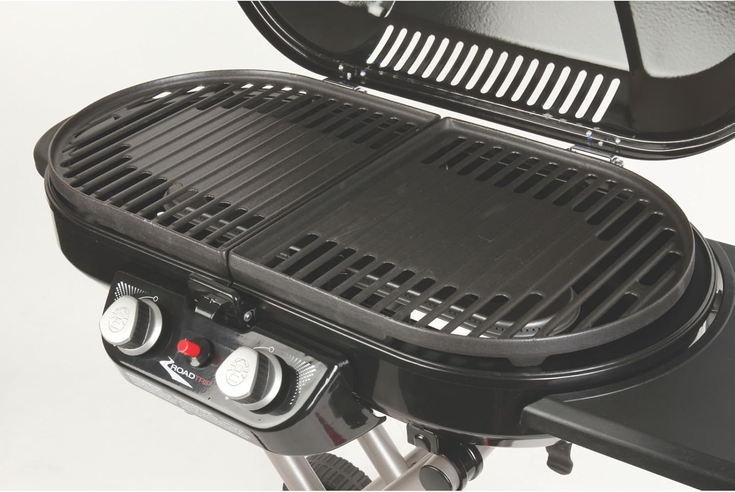 Coleman Swaptop Cast Iron Griddle & Grill Grate for RoadTrip Grills, 142 Sq. In. Cooking Area with Easy-to-Clean Cast Iron Construction, Great for Camping, Tailgating, Home, & More