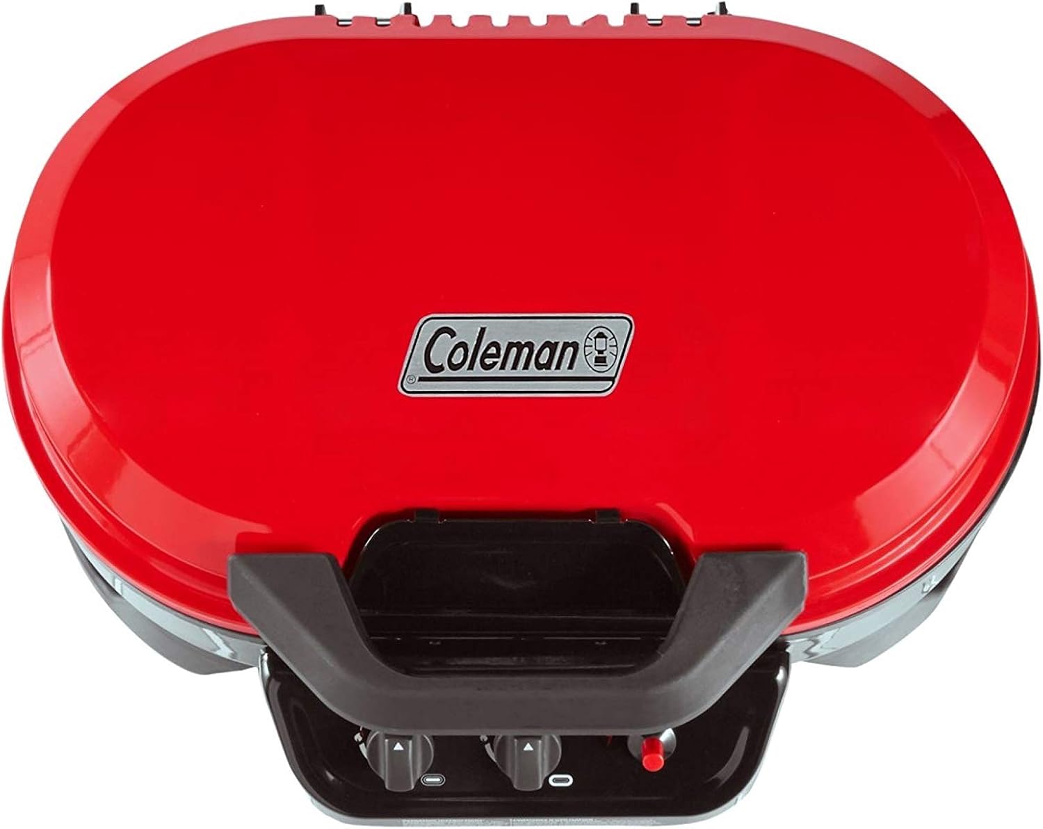 Coleman RoadTrip 225 Portable Tabletop Propane Grill, Gas Grill with 2 Adjustable Burners, Instastart Ignition, & 11,000 BTUs of Power for Camping, Tailgating, Grilling & More