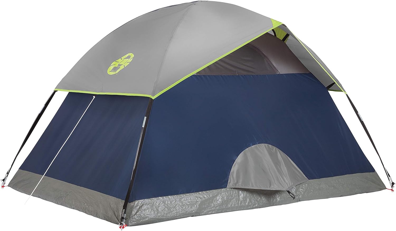 Coleman Sundome Camping Tent, 2/3/4/6 Person Dome Tent with Snag-Free Poles for Easy Setup in Under 10 Mins, Included Rainfly Blocks Wind & Rain, Tent for Camping, Festivals, Backyard, Sleepovers