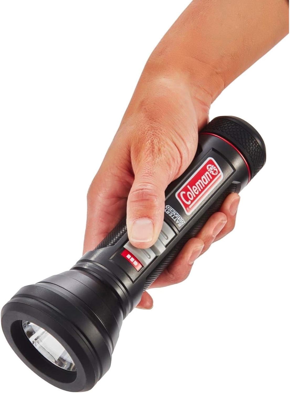 Coleman LED Flashlight with BatteryGuard Technology, Strong & Lightweight Water-Resistant Flashlight with Extra Drop Protection, Up to 25% More Battery Life than Traditional Flashlights