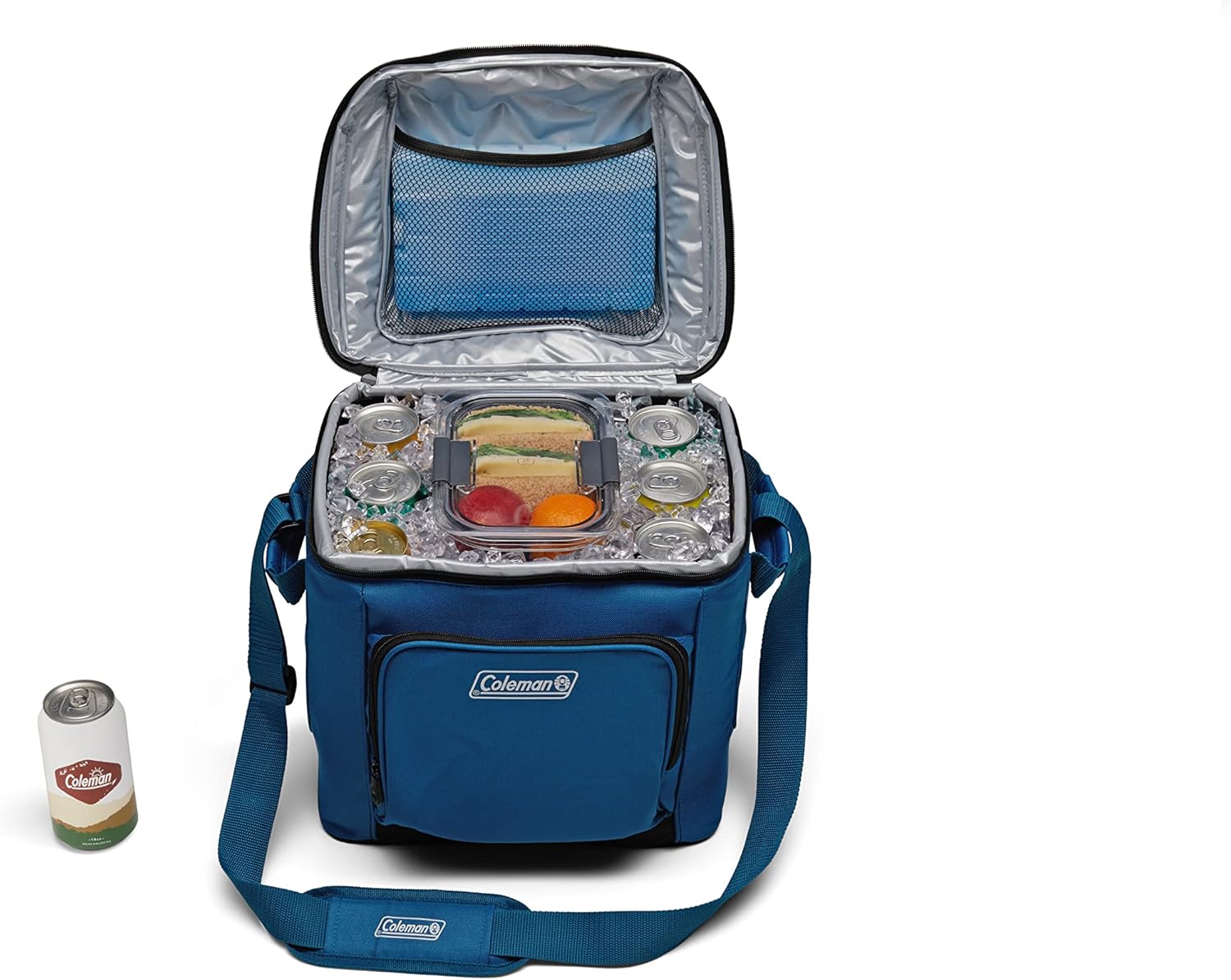 Coleman Chiller Soft Coolers, Leak-Proof 9/16/30 Can Coolers with Ice Retention, Made with Recycled Materials, Great for Beach, Pool, Sports, Camping, Tailgating, Boat, & More