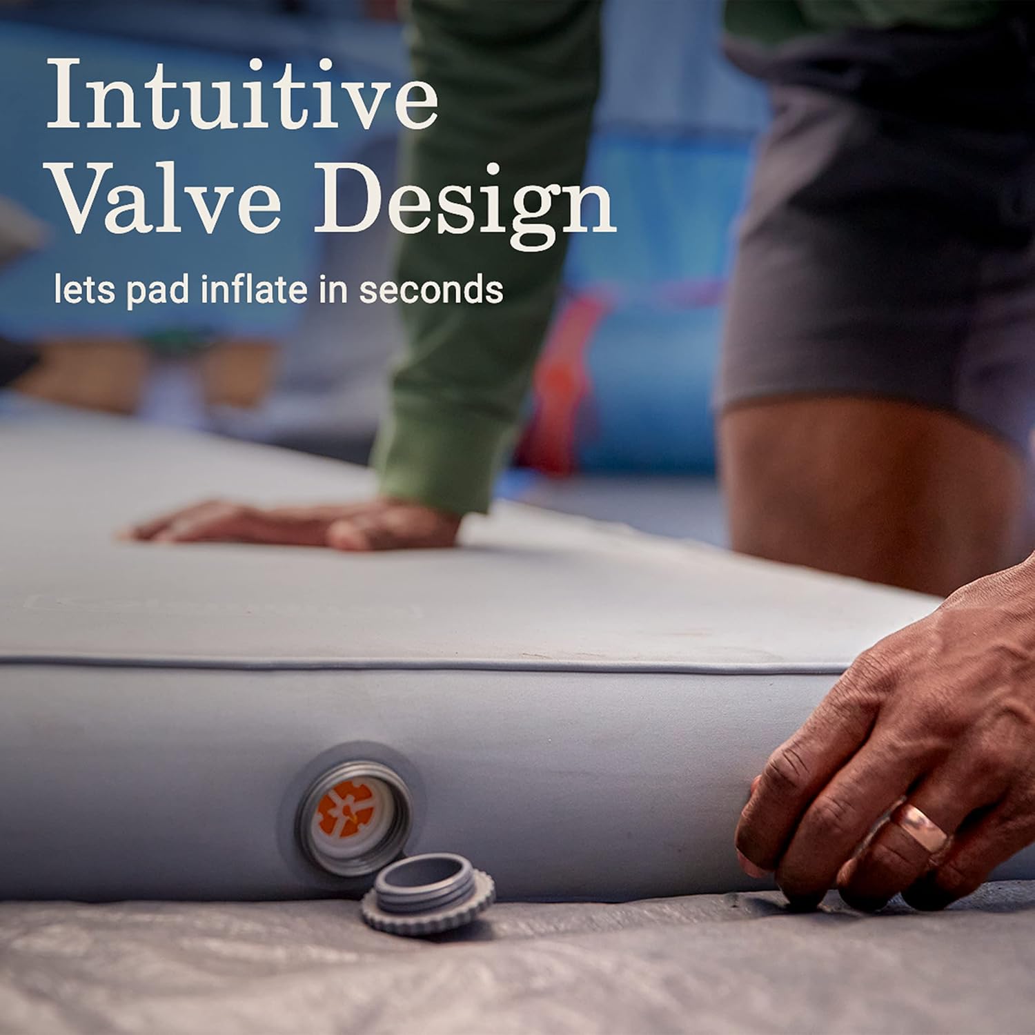 Coleman Cloudland Self-Inflating Sleeping Pad, Extra Thick Design and Insulating Foam for Comfort and Warmth, Easy Inflation Lightweight Camping Pad with Stretch Exterior and Durable Coating