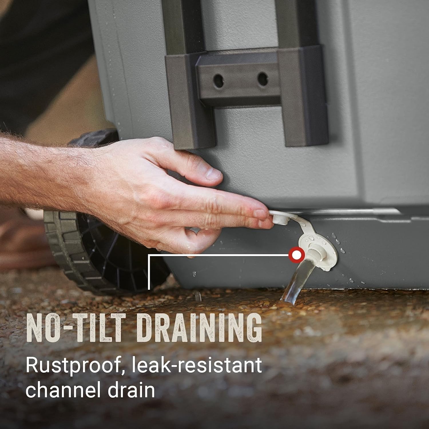 Coleman 316 Series Insulated Portable Cooler with Heavy Duty Wheels, Leak-Proof Wheeled Cooler with 100+ Can Capacity, Keeps Ice for up to 5 Days, Great for Beach, Camping, Tailgating, Sports, & More