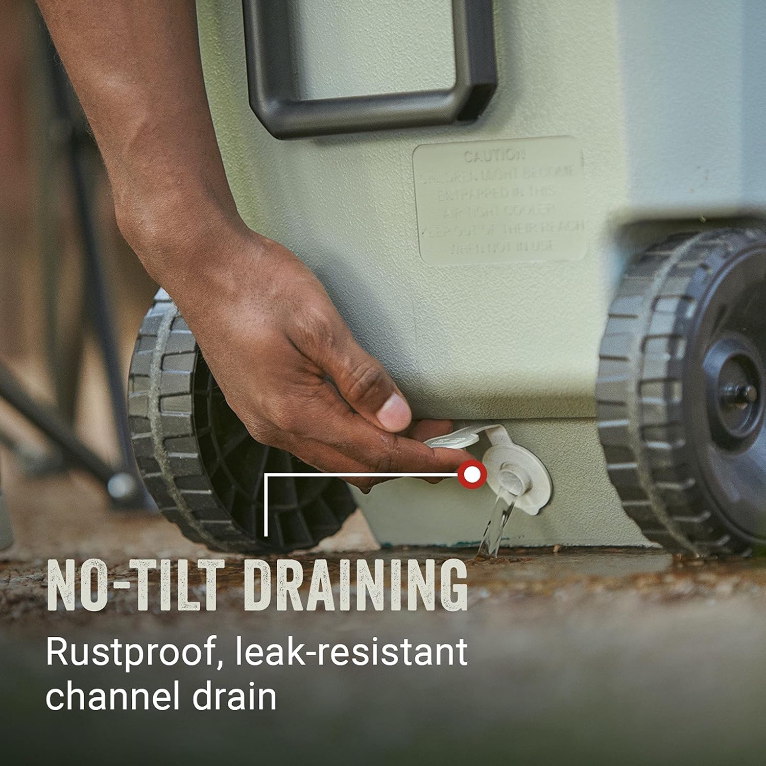 Coleman 316 Series Insulated Portable Cooler with Heavy Duty Wheels, Leak-Proof Wheeled Cooler with 100+ Can Capacity, Keeps Ice for up to 5 Days, Great for Beach, Camping, Tailgating, Sports, & More