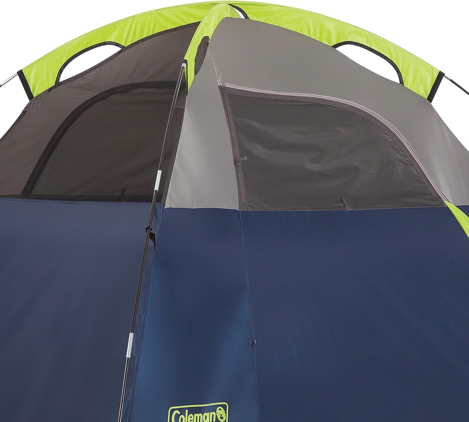 Coleman Sundome Camping Tent, 2/3/4/6 Person Dome Tent with Snag-Free Poles for Easy Setup in Under 10 Mins, Included Rainfly Blocks Wind & Rain, Tent for Camping, Festivals, Backyard, Sleepovers