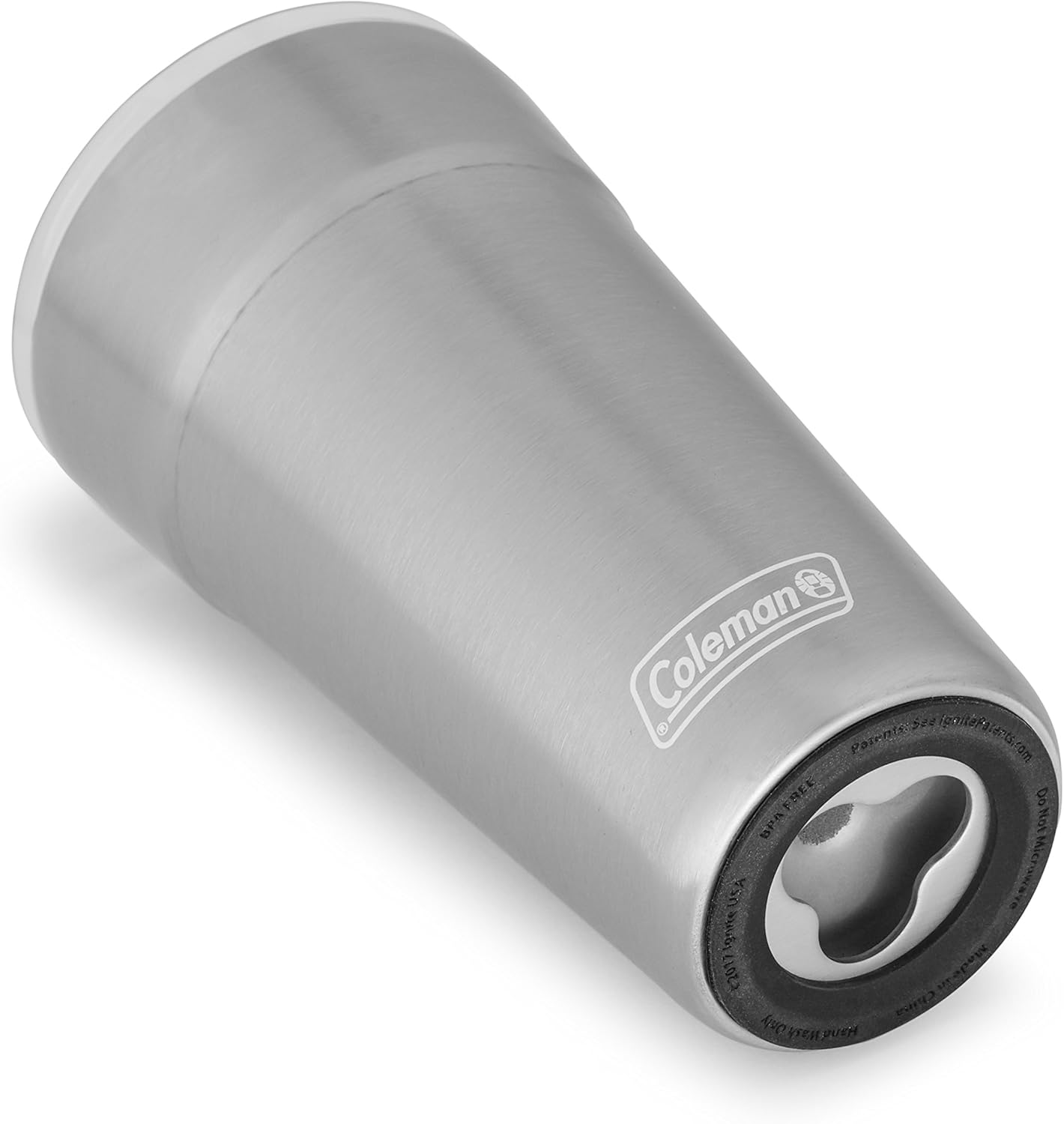 Coleman Brew Vacuum-Insulated Stainless Steel Tumbler, 20oz Water Bottle/Coffee Mug with Slidable Spout Cover & Integrated Bottle Opener