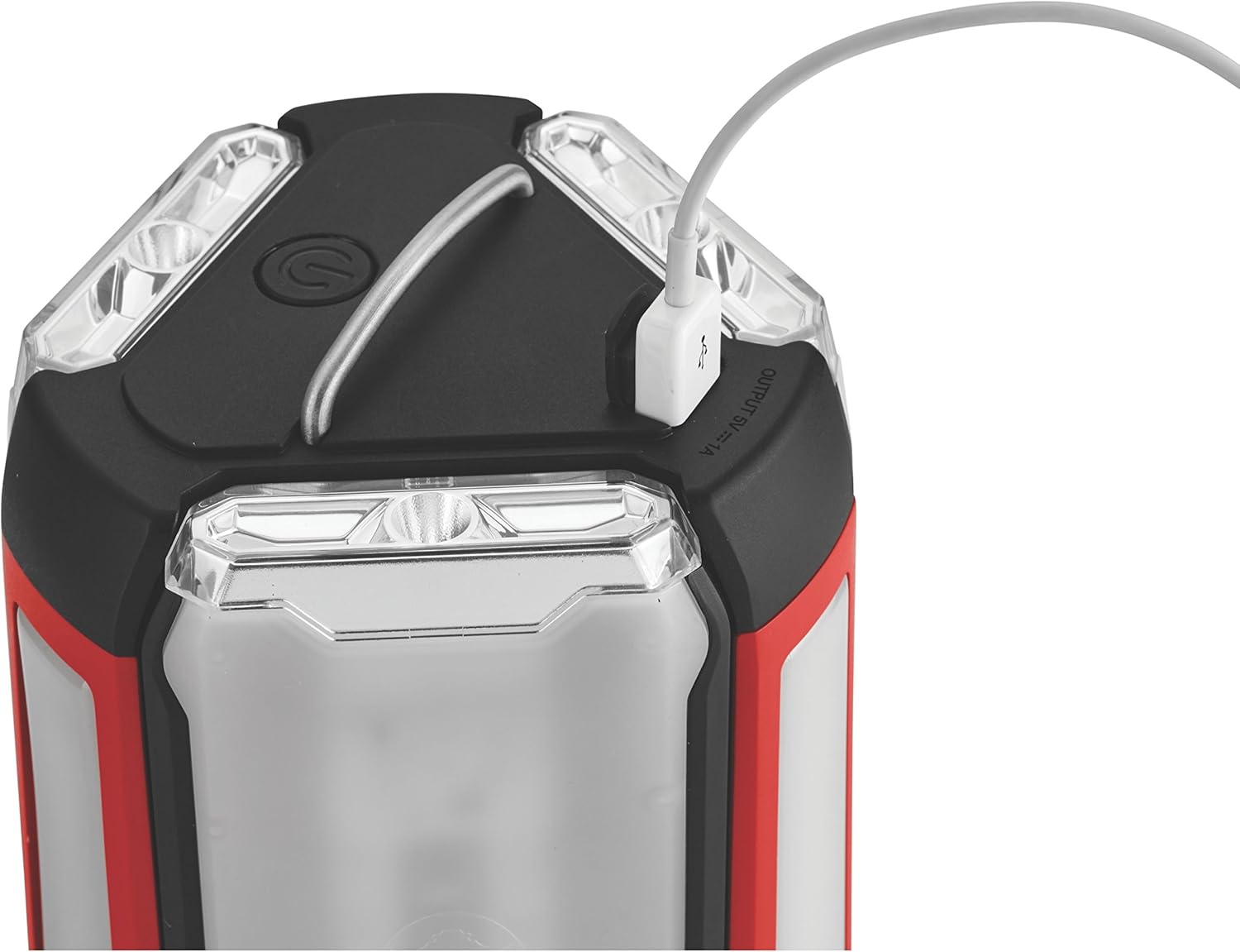 Coleman Multi-Panel Rechargeable LED Lantern, Water-Resistant Lantern with Removable Magnetic Light Panels, Built-In Flashlight, & USB Charging Port; Great for Camping, Hunting, Emergencies, & More