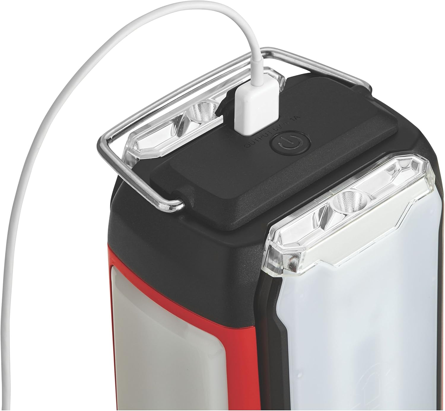 Coleman Multi-Panel Rechargeable LED Lantern, Water-Resistant Lantern with Removable Magnetic Light Panels, Built-In Flashlight, & USB Charging Port; Great for Camping, Hunting, Emergencies, & More