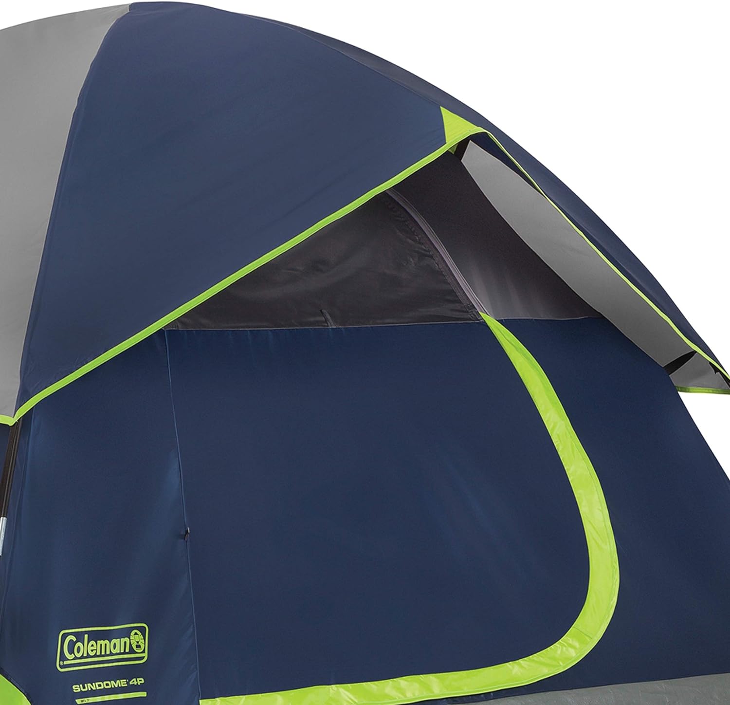 Coleman Sundome Camping Tent, 2/3/4/6 Person Dome Tent with Snag-Free Poles for Easy Setup in Under 10 Mins, Included Rainfly Blocks Wind & Rain, Tent for Camping, Festivals, Backyard, Sleepovers