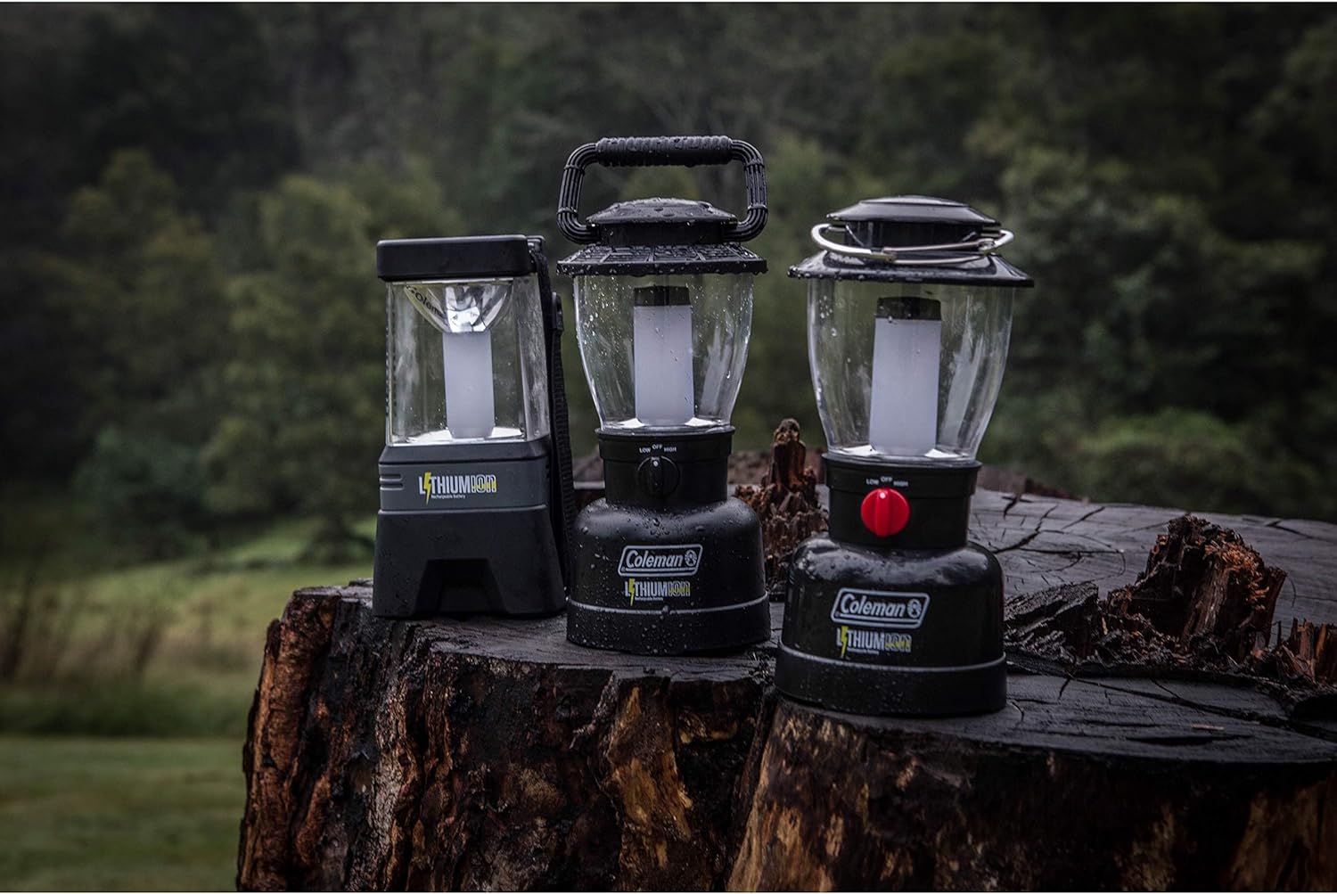 Coleman Rugged Rechargeable 400L LED Lantern, Water & Impact-Resistant Rechargeable Lantern with USB Charging Port, Carry Handle, & 2 Light Modes; Lifetime LEDs Never Need Replacing