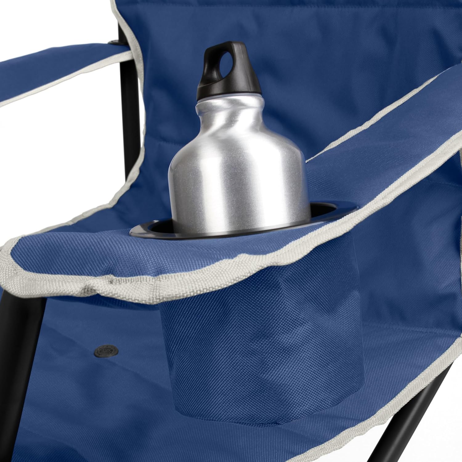 Coleman Big-N-Tall Quad Chair with Cup Holder & Side Pocket, Water-Resistant Oversized Camping Chair Supports up to 600lbs, Great for Tailgating, Camping & Outdoor Use, Carry Bag Included