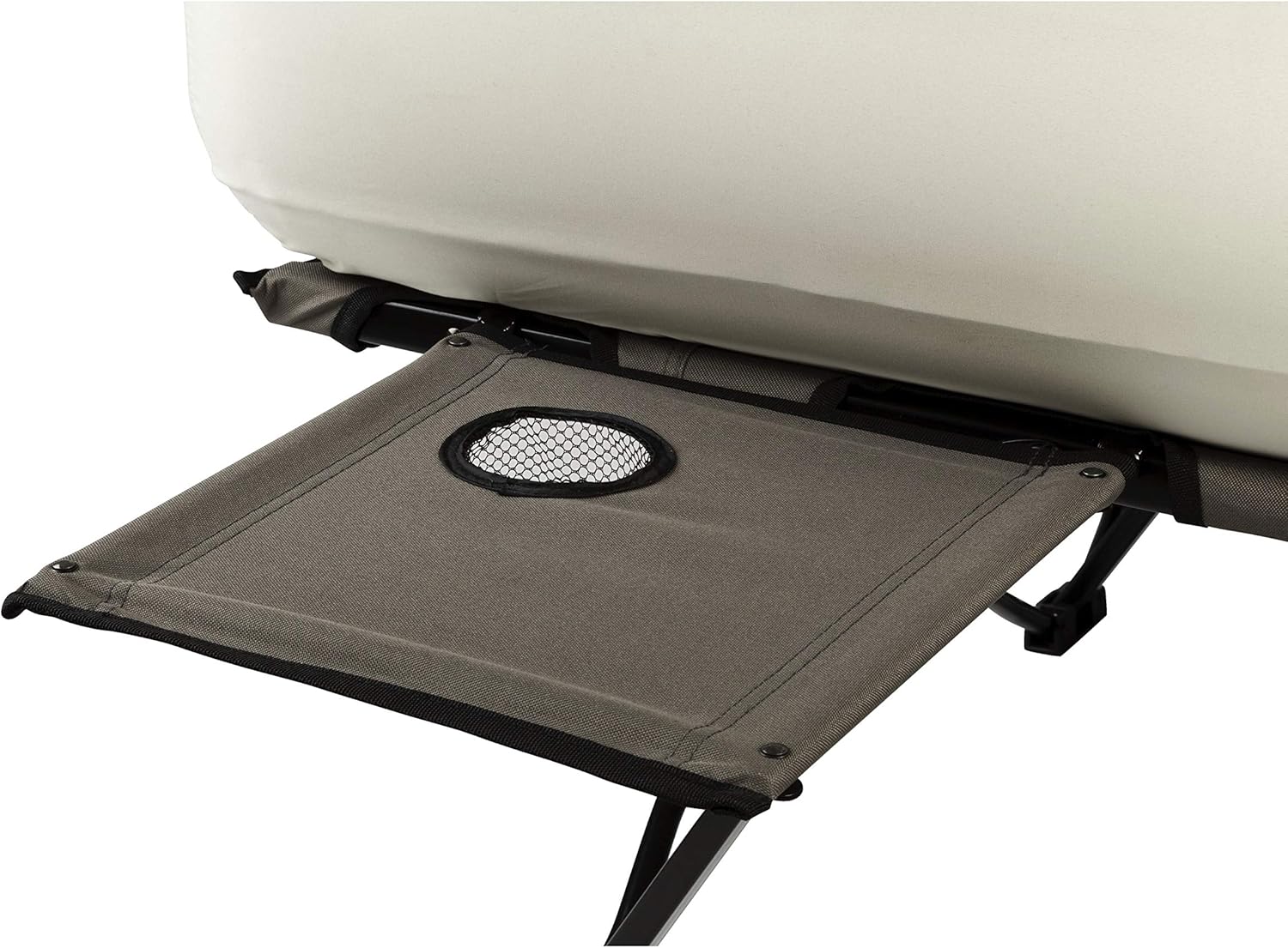 Coleman Camping Cot, Air Mattress, & Pump Combo, Folding Camp Cot & Air Bed with Side Table & Battery-Operated Pump, Great for Comfortable Outdoor Sleeping & Camping