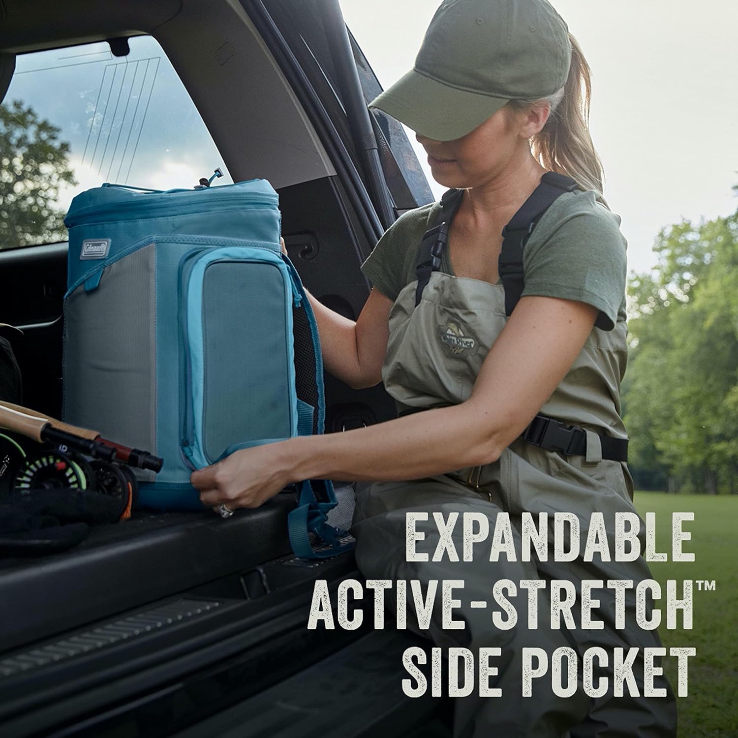 Coleman Sportflex Insulated Soft Coolers, Leakproof Portable 9/16/30/42 Can Capacity Coolers with Wheeled & Lunchbox Options, Great for Beach, Camping, Tailgating, Picnic, Boat, & More