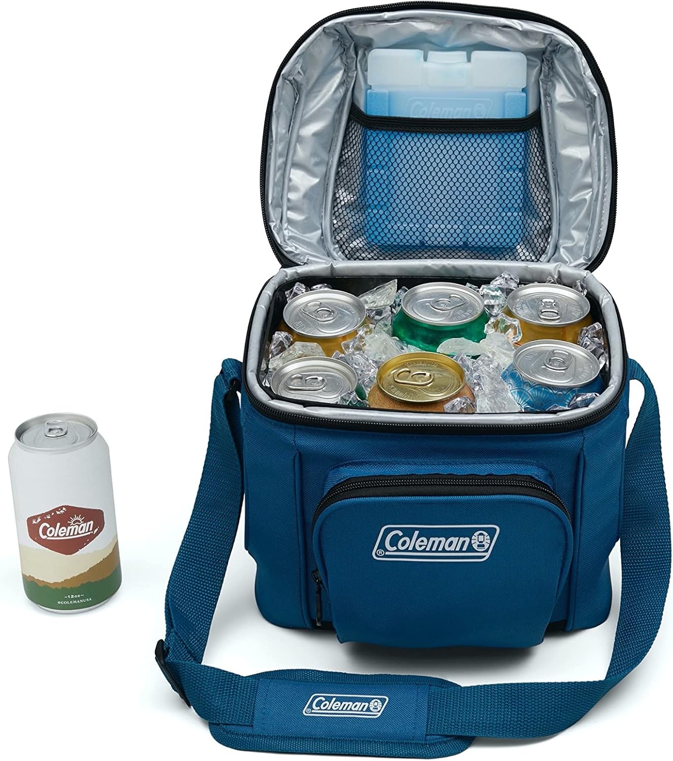 Coleman Chiller Soft Coolers, Leak-Proof 9/16/30 Can Coolers with Ice Retention, Made with Recycled Materials, Great for Beach, Pool, Sports, Camping, Tailgating, Boat, & More