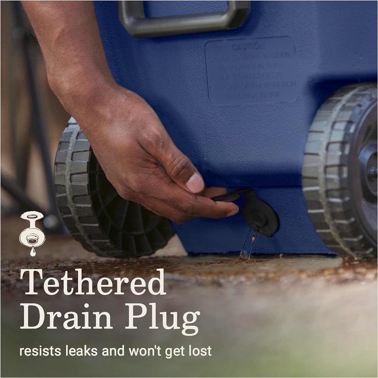 Coleman 316 Series Insulated Portable Cooler with Heavy Duty Wheels, Leak-Proof Wheeled Cooler with 100+ Can Capacity, Keeps Ice for up to 5 Days, Great for Beach, Camping, Tailgating, Sports, & More