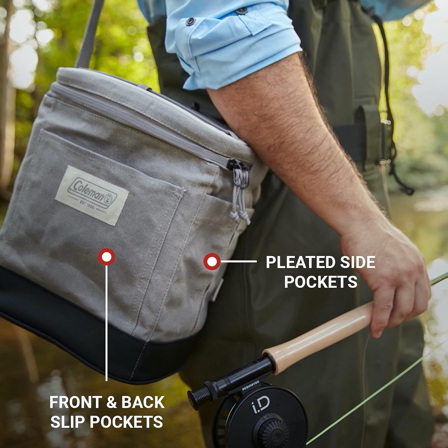 Coleman Backroads Series Soft Coolers, Leak-Proof Insulated Soft Cooler Bags, Lunchbox & 12/24/30 Can Capacity Coolers for Beach, Picnic, Camping, Tailgating, & More