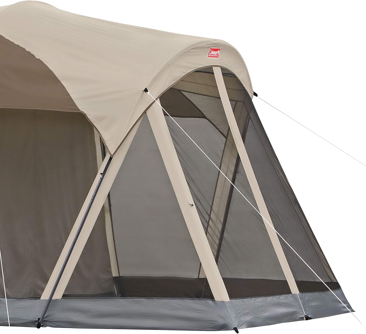 Coleman WeatherMaster Camping Tent with Screened Porch, Weatherproof 6-Person Family Tent with Included Rainfly and Carry Bag, Easy Setup Tent with Screened-in Porch