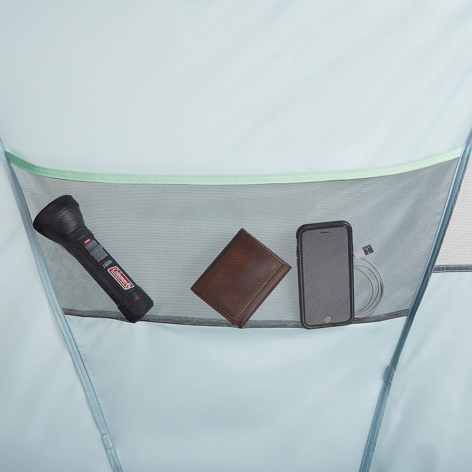 Coleman Skydome XL Family Camping Tent, 8/10/12 Person Dome Tent with 5 Minute Setup, Includes Rainfly, Carry Bag, Storage Pockets, Ventilation, and Weatherproof Liner, Blue Nights