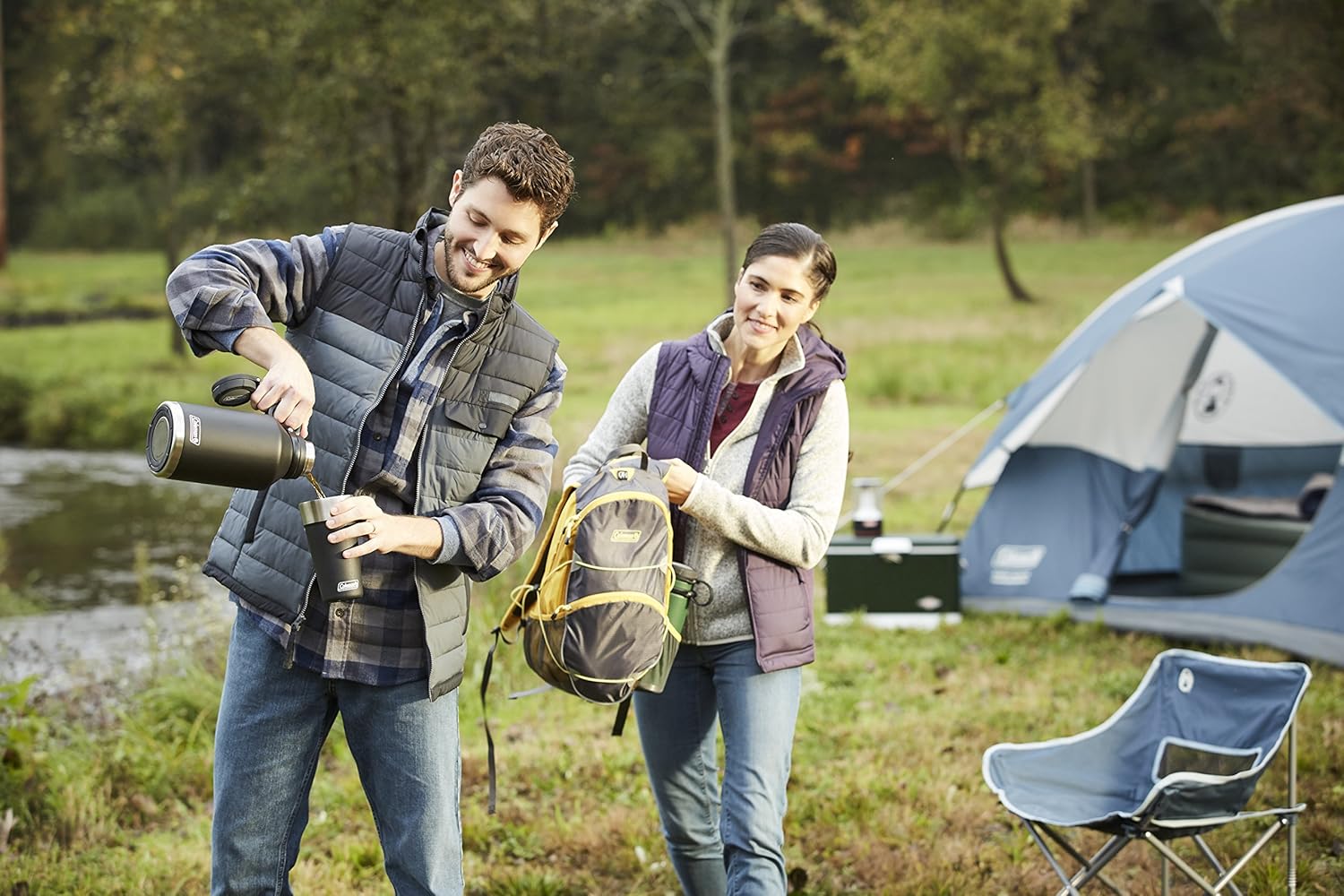 Coleman 64oz. Stainless Steel Insulated Growler, Black