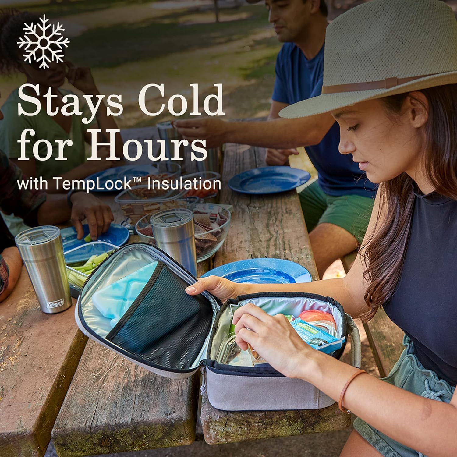 Coleman Backroads Series Soft Coolers, Leak-Proof Insulated Soft Cooler Bags, Lunchbox & 12/24/30 Can Capacity Coolers for Beach, Picnic, Camping, Tailgating, & More